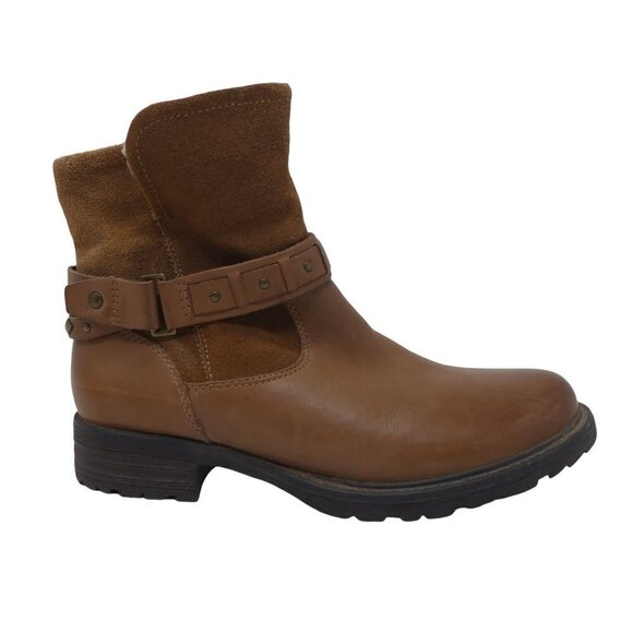 Earth | Shoes | Earth Atlas Almond Brown Leather Ankle Boots  Earth Artistic Artist Ankle Boots Womens 9.5 Almond Brown Leather Comfort